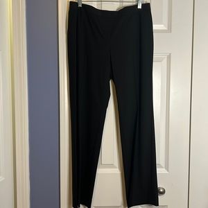 Nordstrom Semantiks Women's Black trousers slacks pants straight leg 10P